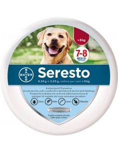 Seresto collare antiparassitario per cani oltre 8 kg
