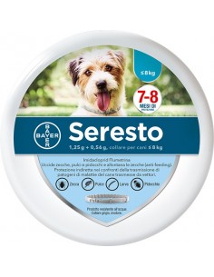 Seresto collare antiparassitario per cani di peso inferiore agli 8 kg