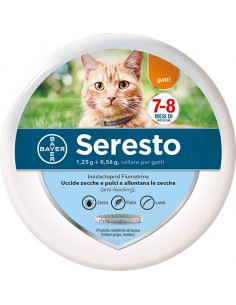 Seresto collare antiparassitario per gatti.